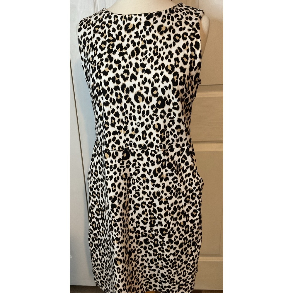 Old Navy Leopard Dress Pockets Size Medium